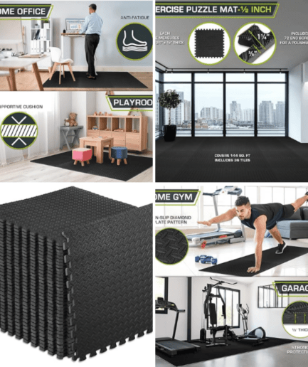 Large, Extra Thick Exercise Mat